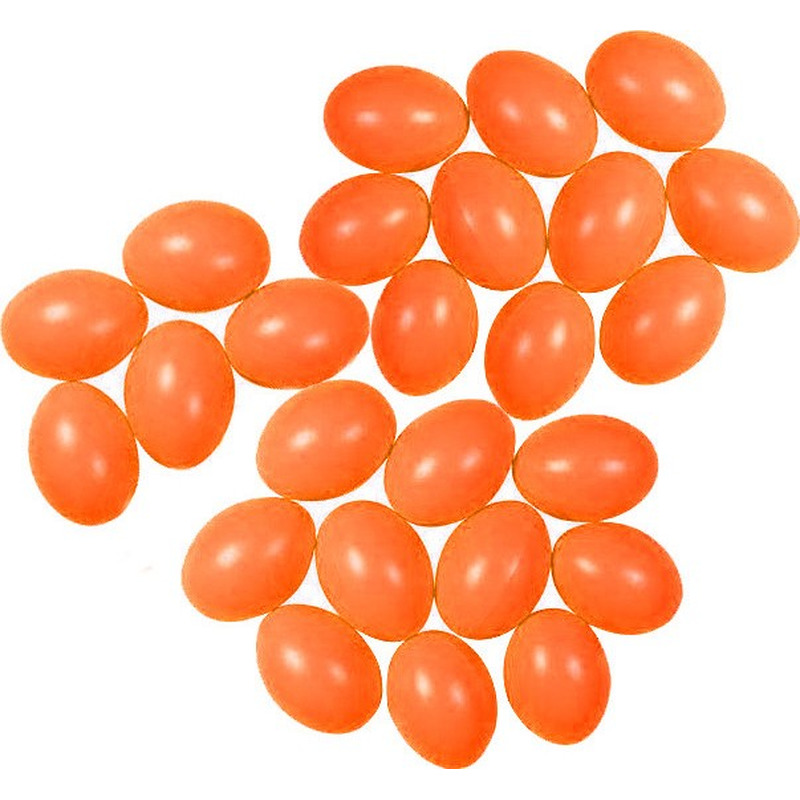 25x Oranje eitje 4 cm om mee te knutselen