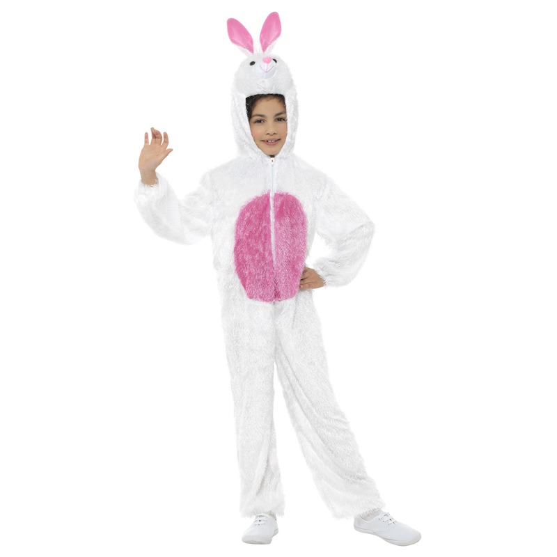 Carnavalskleding wit konijn/haas voor kinderen