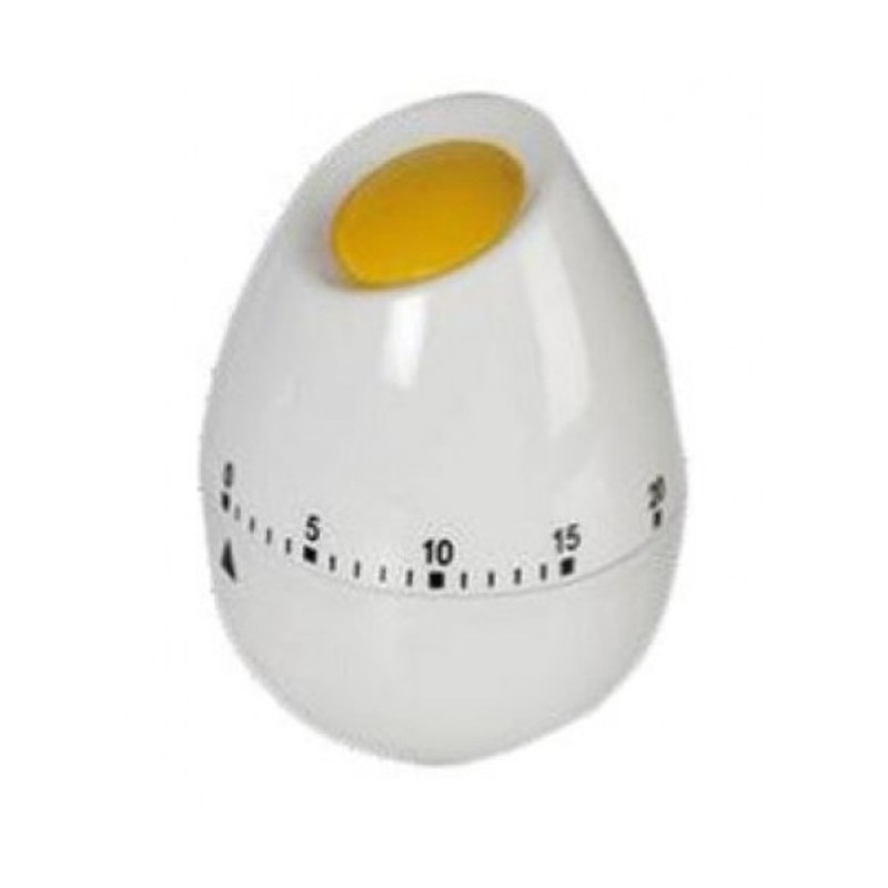 Kookwekker/eierwekker ei met dooier 8 cm
