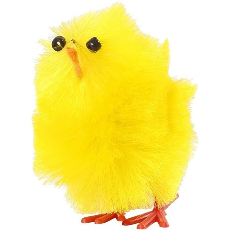 Pluche kippen/hanen knuffel van 20 cm met 24x stuks mini kuikentjes 3 cm