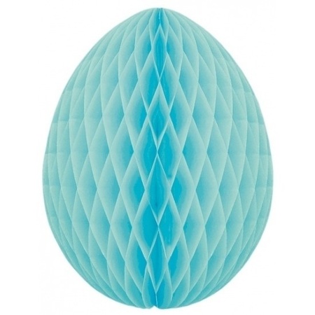 4x Deco easter egg mint green 20 cm