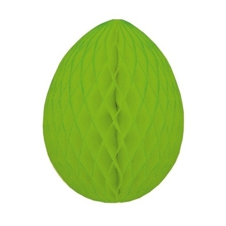8x Deco easter egg green 20 cm