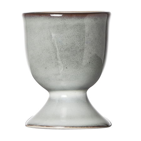 Egg cup porcelain grey blue 5 cm