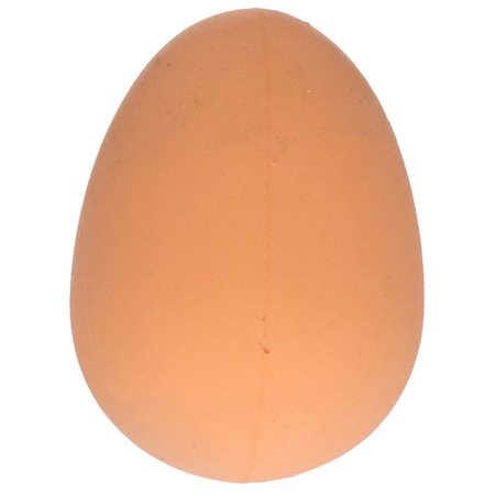 Fake bouncing egg - brown - rubber