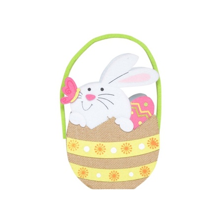 Easter egg basket bunny 13 cm