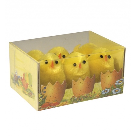 30x Easter chicks 3,5 cm