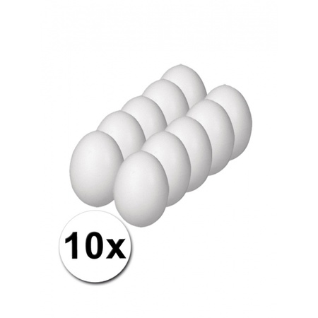 Styrofoam eggs package 8 cm 10 pieces